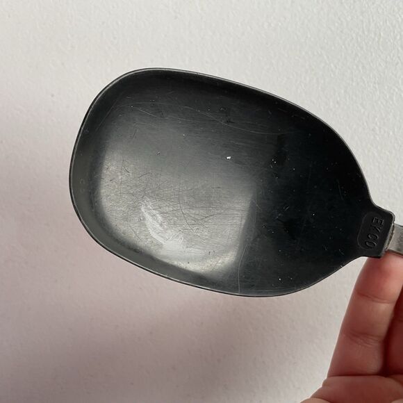 Vintage EKCO Black Nylon Serving Cooking Spoon Black Handle 12in. Made In USA - Picture 4 of 8